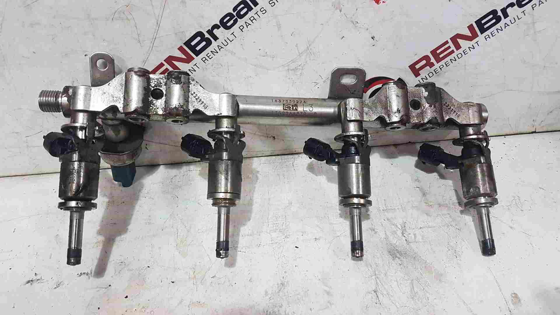 Thumb 3 Renault Kadjar MK1 2015-2018 1.2 TCE Fuel Injectors X4 + Rail 175226637R H5F408