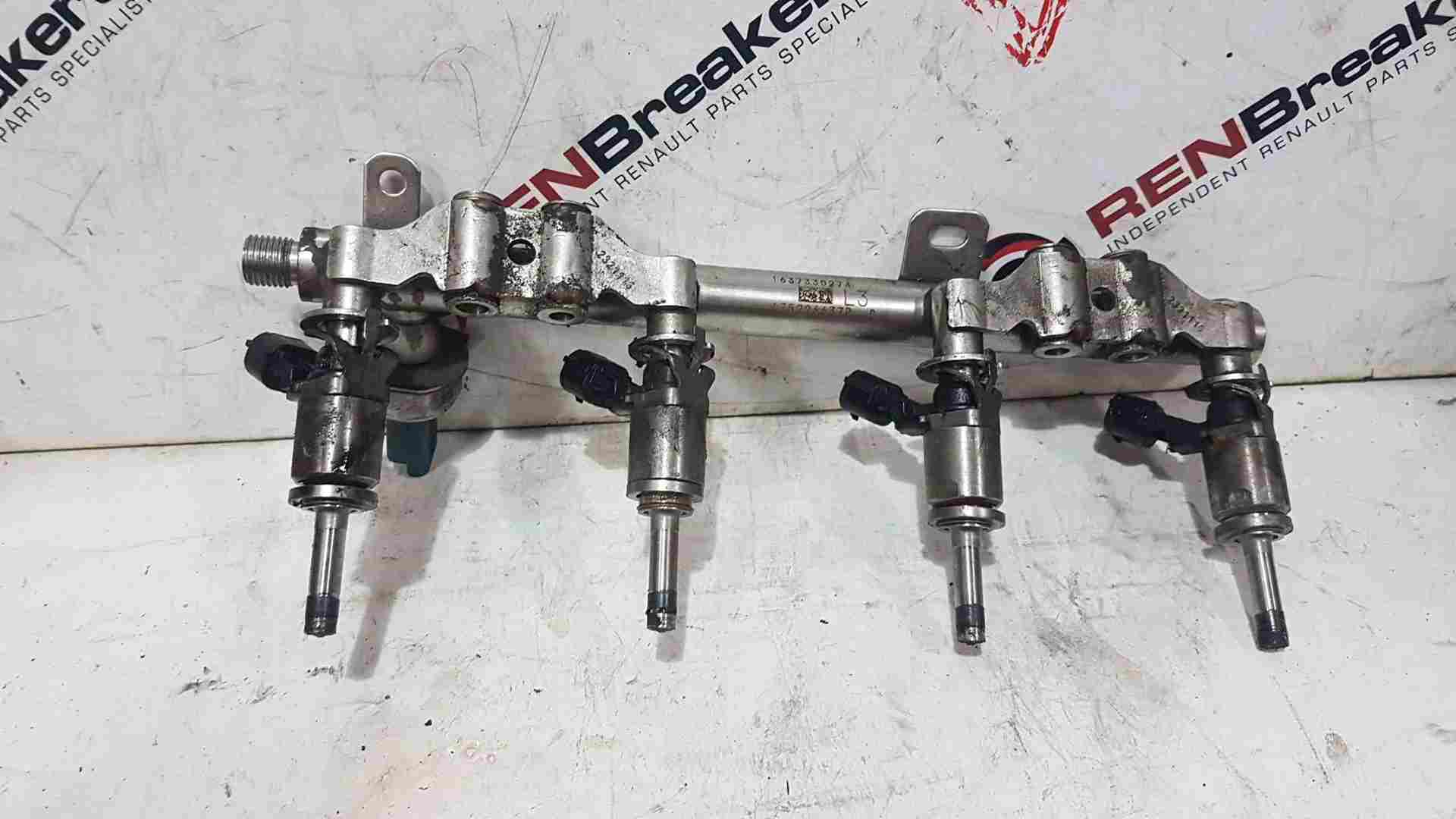 Thumb 5 Renault Kadjar MK1 2015-2018 1.2 TCE Fuel Injectors X4 + Rail 175226637R H5F408