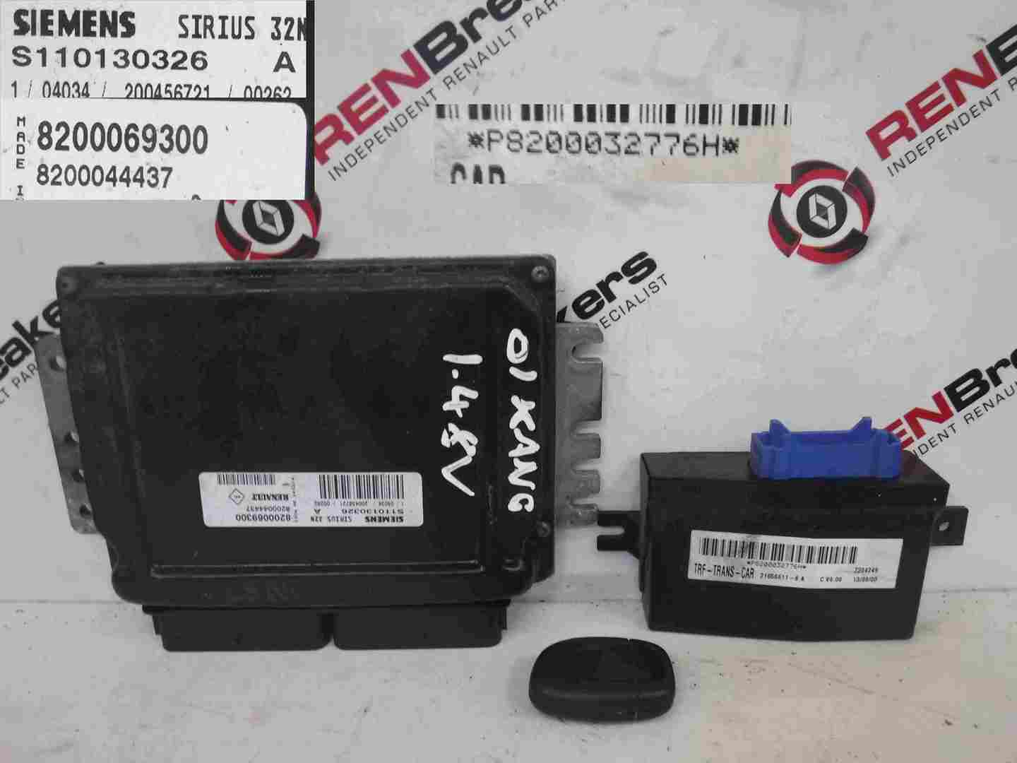 Renault Kangoo 1993-2003 1.4 8v ECU Set Kit UCH BCM Computer 8200069300