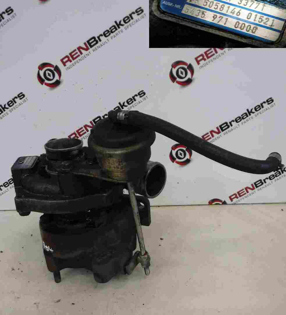 Renault Kangoo 1993-2003 1.5 dCi Turbo Charger Unit K9K 704