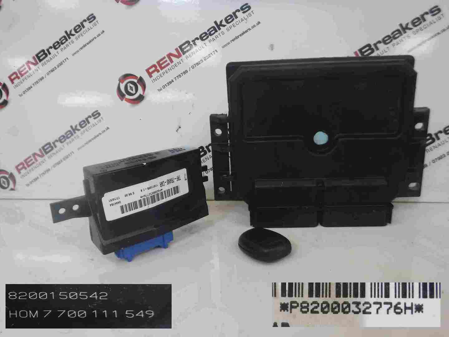 Renault Kangoo 1993-2003 1.9 D ECU SET UCH BCM Immobiliser Key Fob