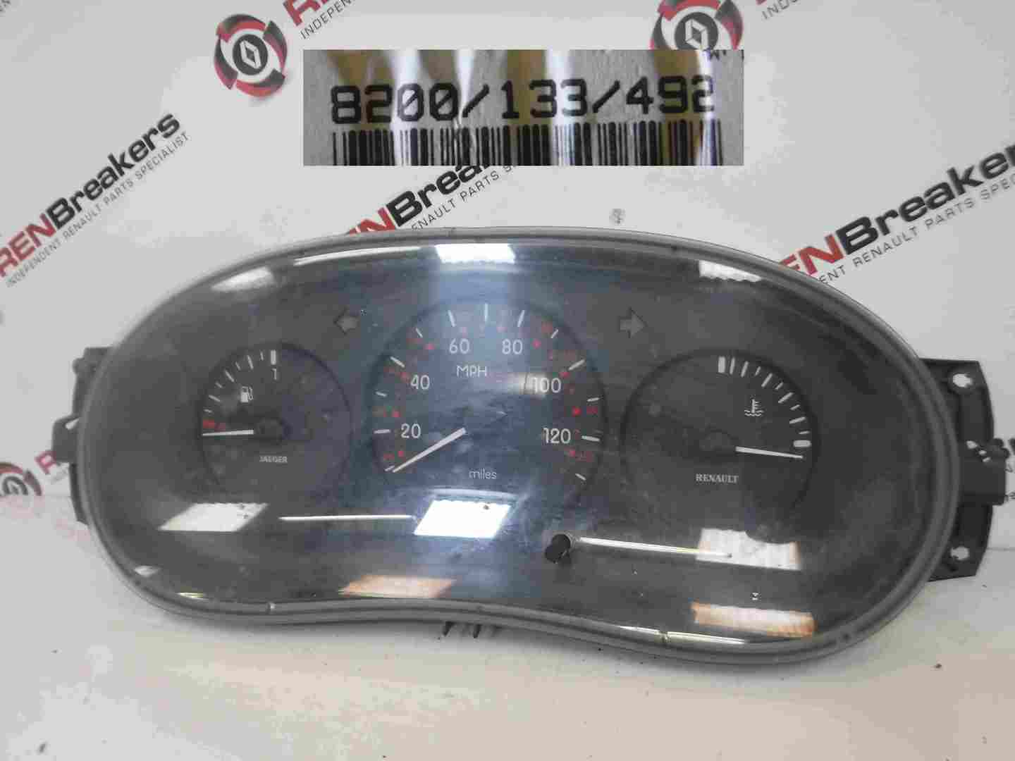 Renault Kangoo 1993-2003 Instrument Panel Dials Gauges Clocks 8200133492