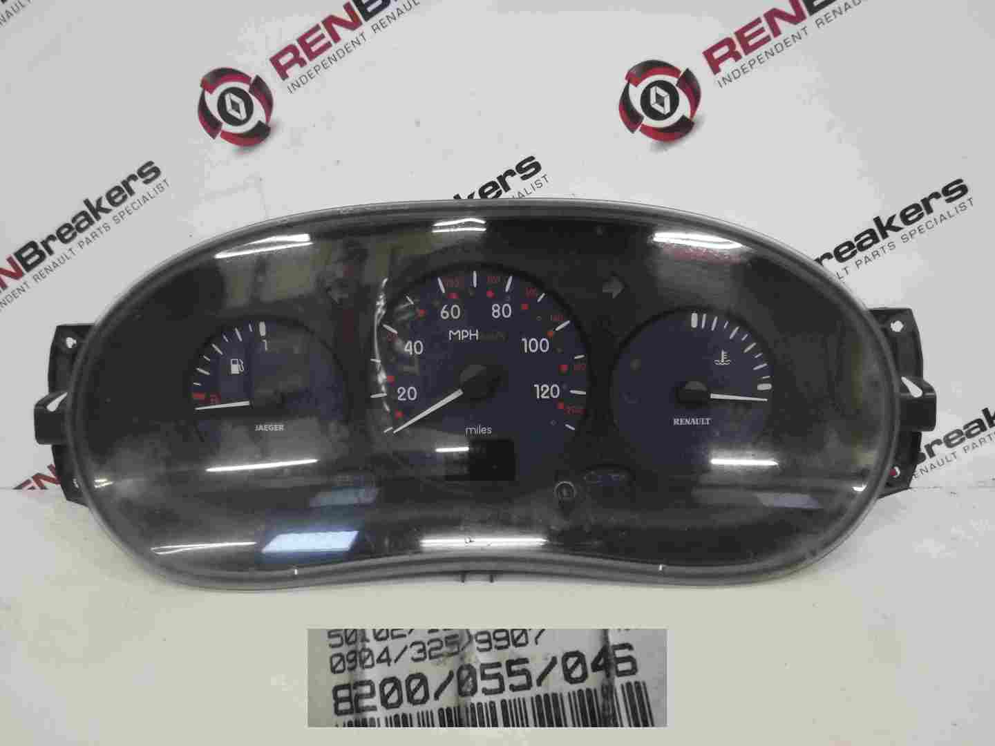 Renault Kangoo 1993-2003 Instrument Panel Dials Gauges Clocks 99K 8200055046