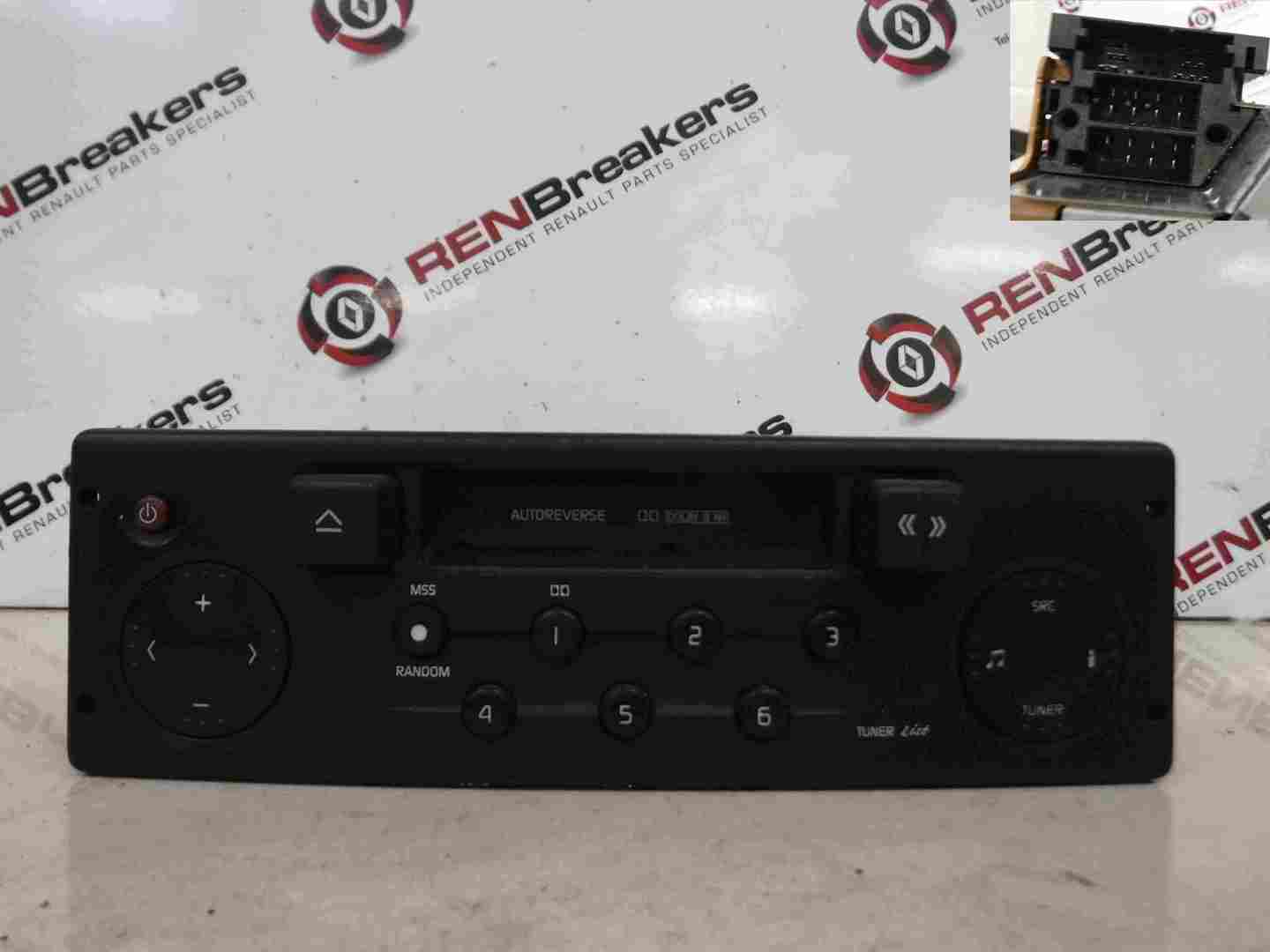 Renault Kangoo 1993-2003 Radio Cassette Player Tuner List    Code