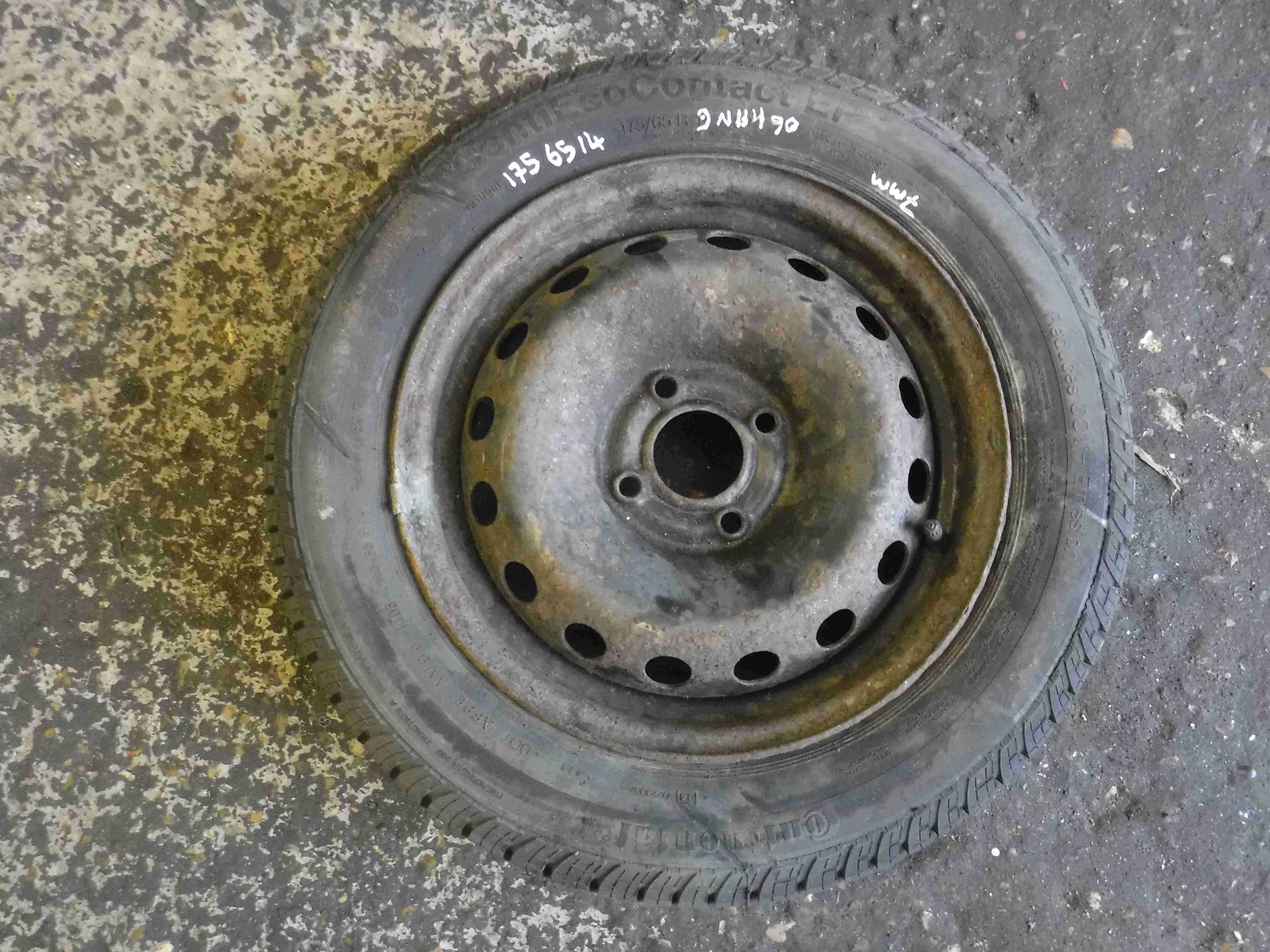 Renault Kangoo 1993-2003 Steel Wheel + Tyre 175 65 14 7mm Tread