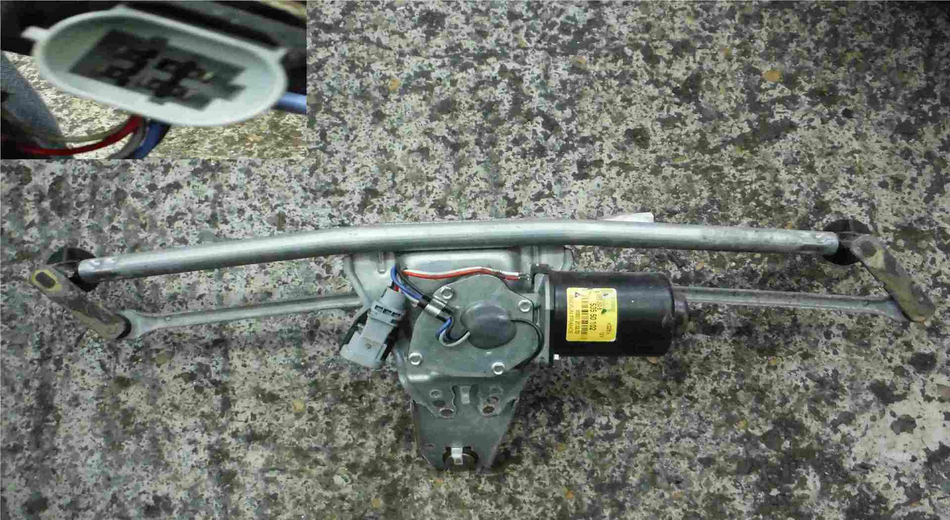 Renault Kangoo 1993-2003 Windscreen Wiper Motor + Linkage 53550102