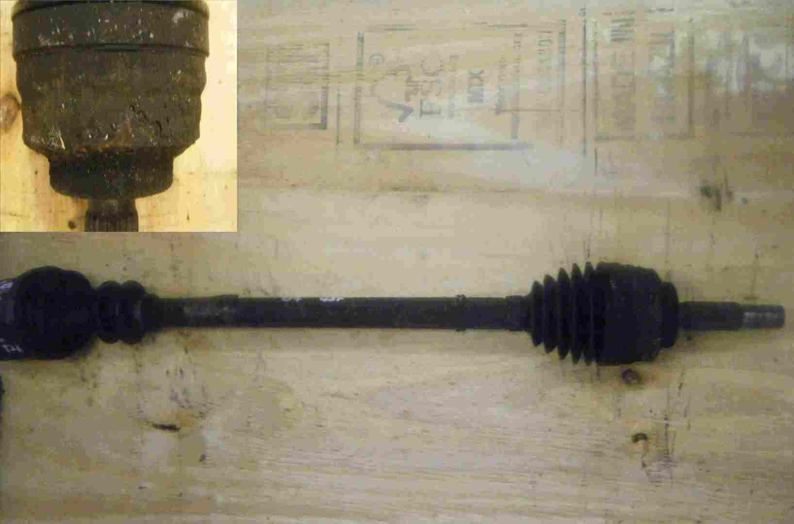 Renault Kangoo 1993-2007 1.5 DCi Drivers OSF Front Driveshaft