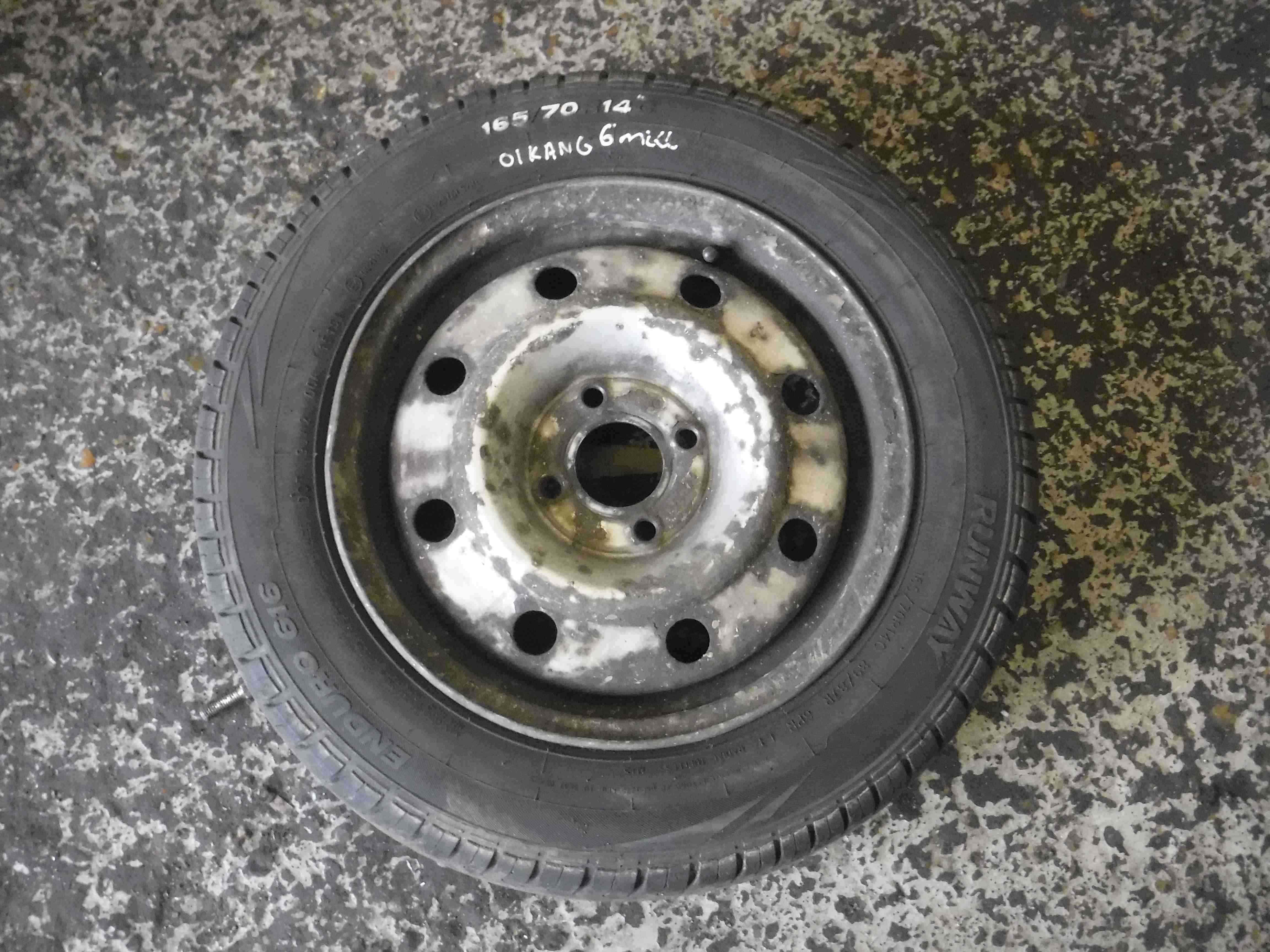 Renault Kangoo 1993-2007 Spare Steel Wheel Rim + Tyre 165 ...