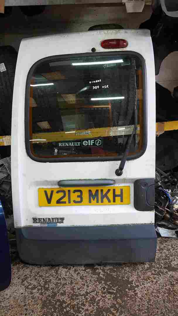 Thumb 3 Renault Kangoo 1997-2007 Passenger NSR Rear Door White 389 MPV 