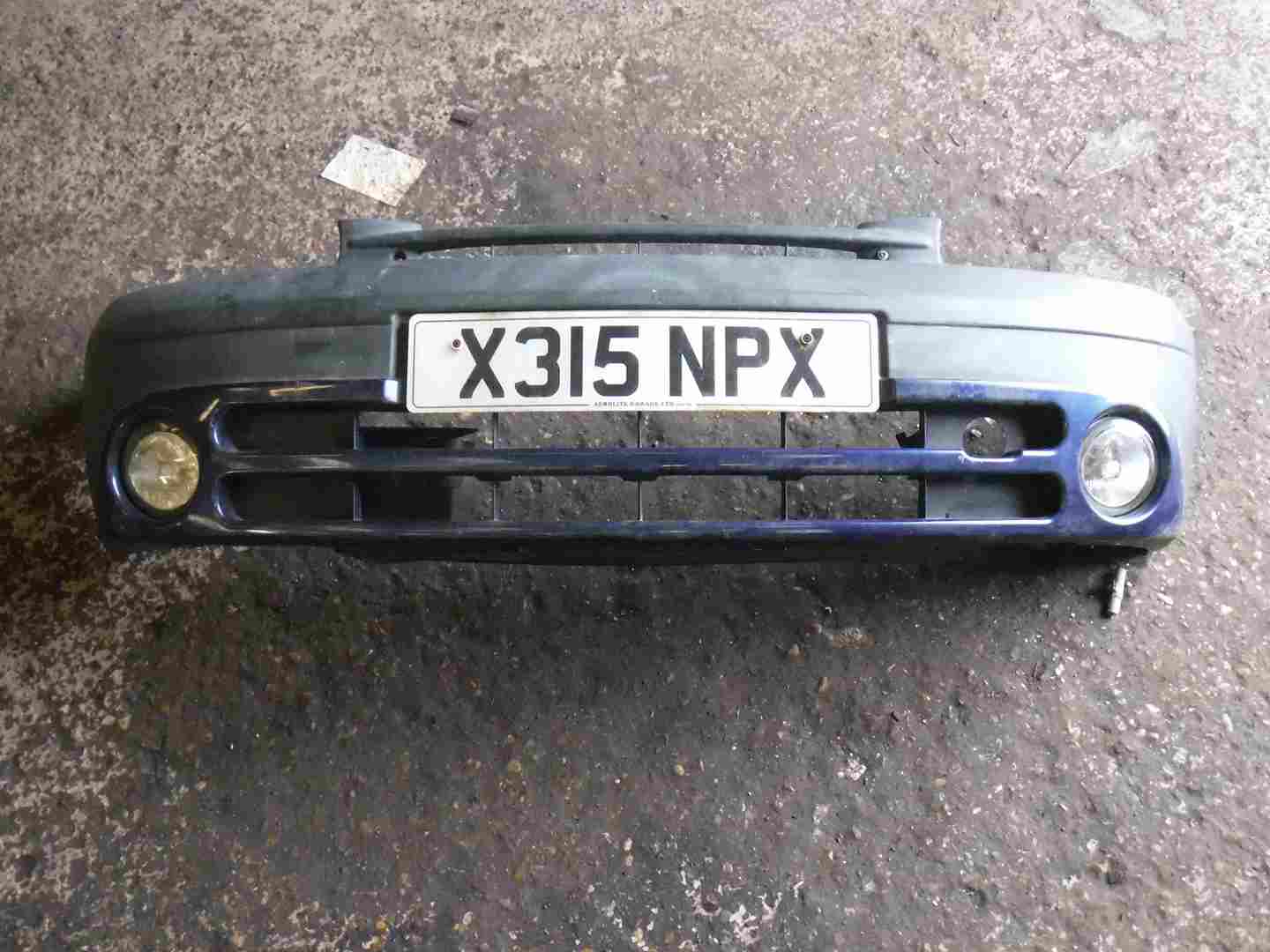 Renault Kangoo 1999-2003 Front Bumper Blue 432 Fog Lights
