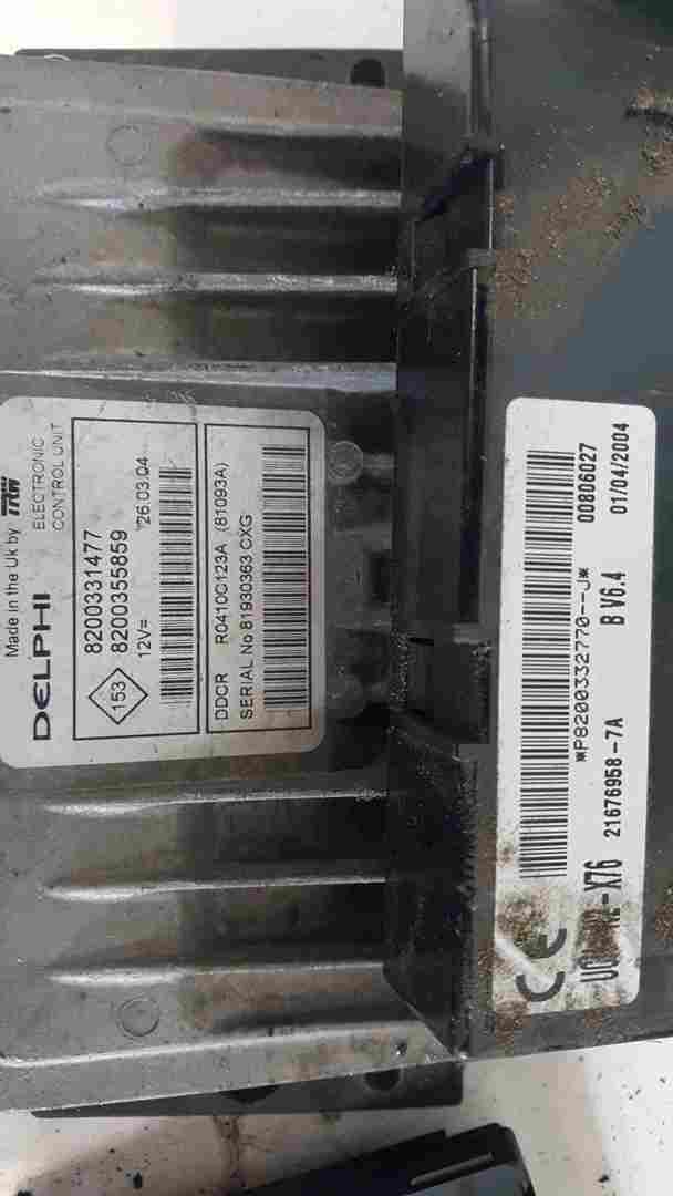 Thumb 2 Renault Kangoo 2003-2007 1.5 DCi ECU Set UCH BCM Key Barrels Door Lock