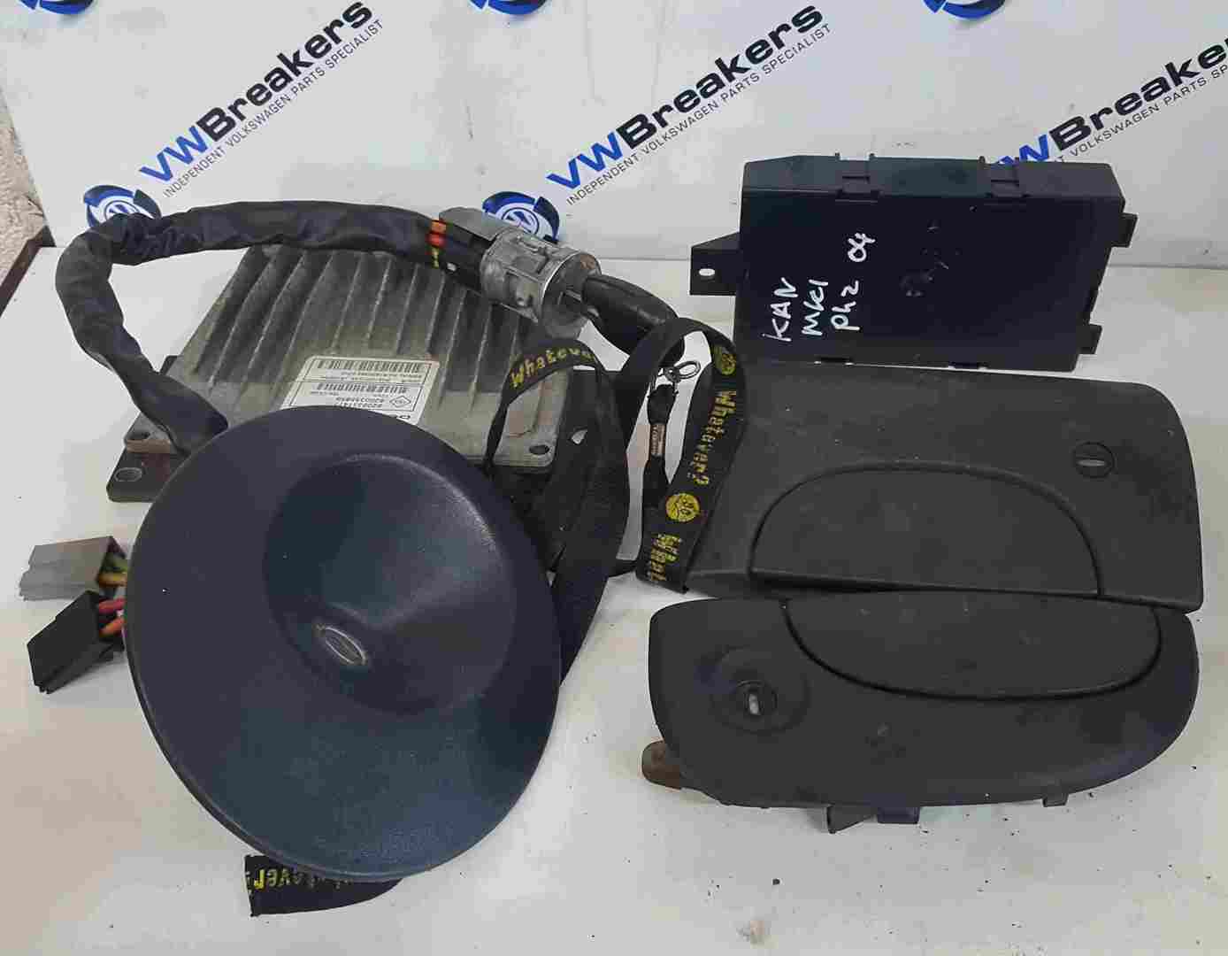 Thumb 4 Renault Kangoo 2003-2007 1.5 DCi ECU Set UCH BCM Key Barrels Door Lock