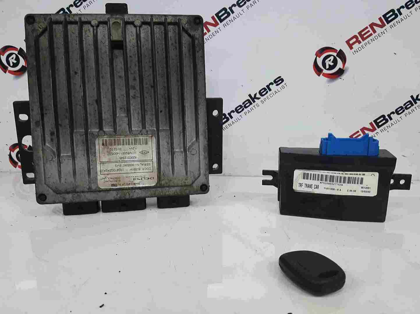 Renault Kangoo 2003-2007 1.5 Dci ECU SET UCH BCM Immobiliser + Key Fob
