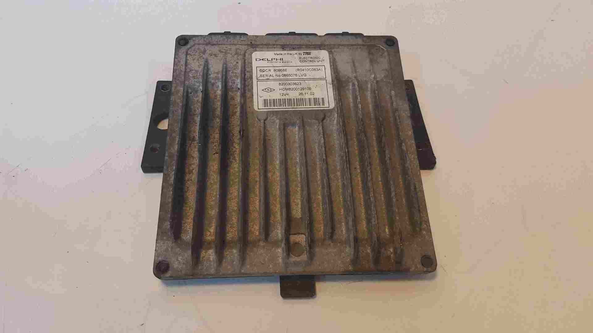 Renault Kangoo 2003-2007 1.5 Dci Engine Control Unit ECU 8200303623 8200129109
