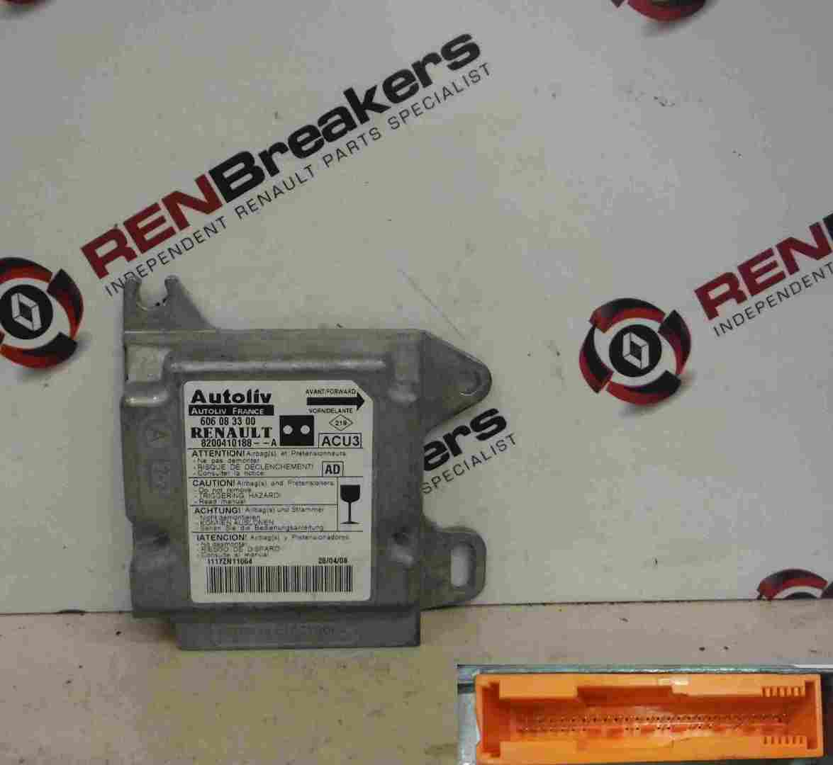 Renault Kangoo 2003-2007 Airbag ECU Module 8200314053 603951300