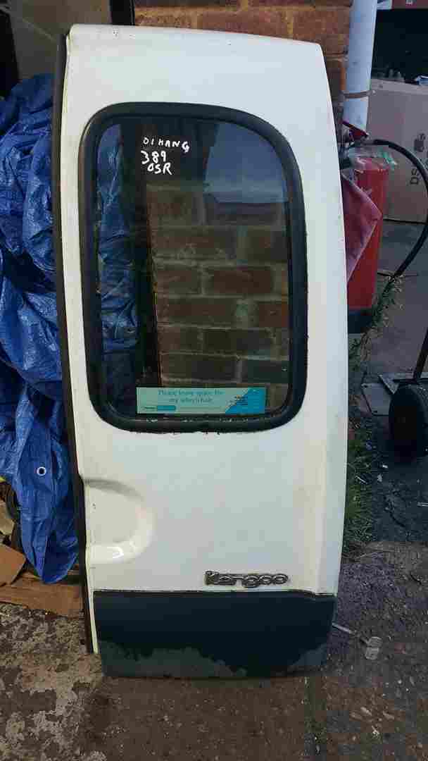 Thumb 2 Renault Kangoo 2003-2007 Drivers OSR Rear Door MPV White 389 