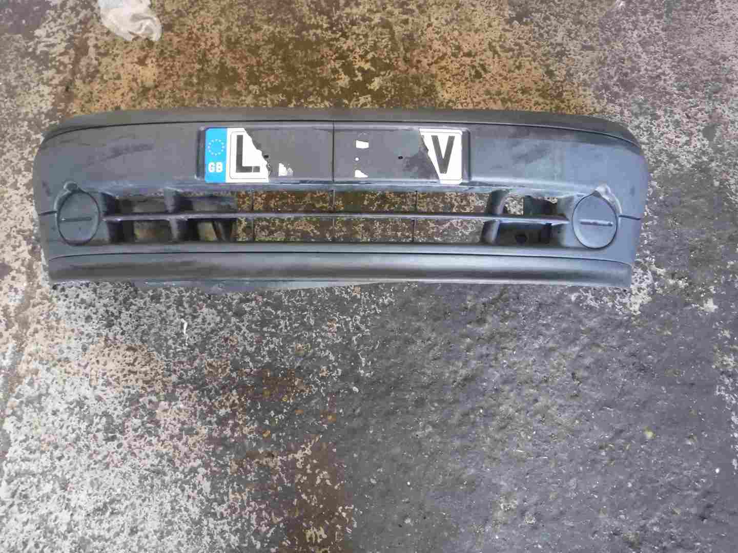 Renault Kangoo 2003-2007 Front Bumper Plain Black