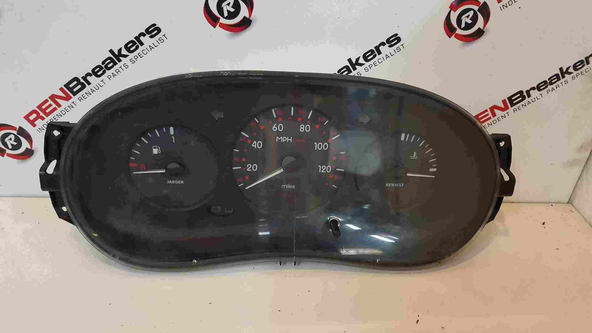 Renault Kangoo 2003-2007 Instrument Panel Dials Clocks 129K 8200133492