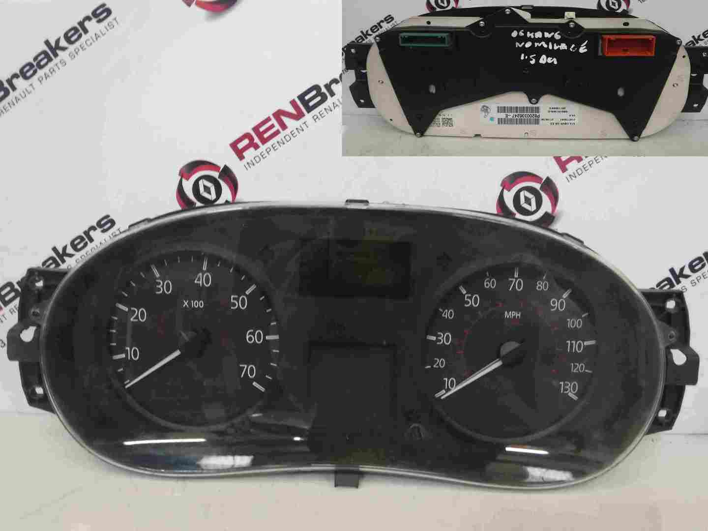 Renault Kangoo 2003-2007 Instrument Panel Dials Gauges Clocks 8200336247