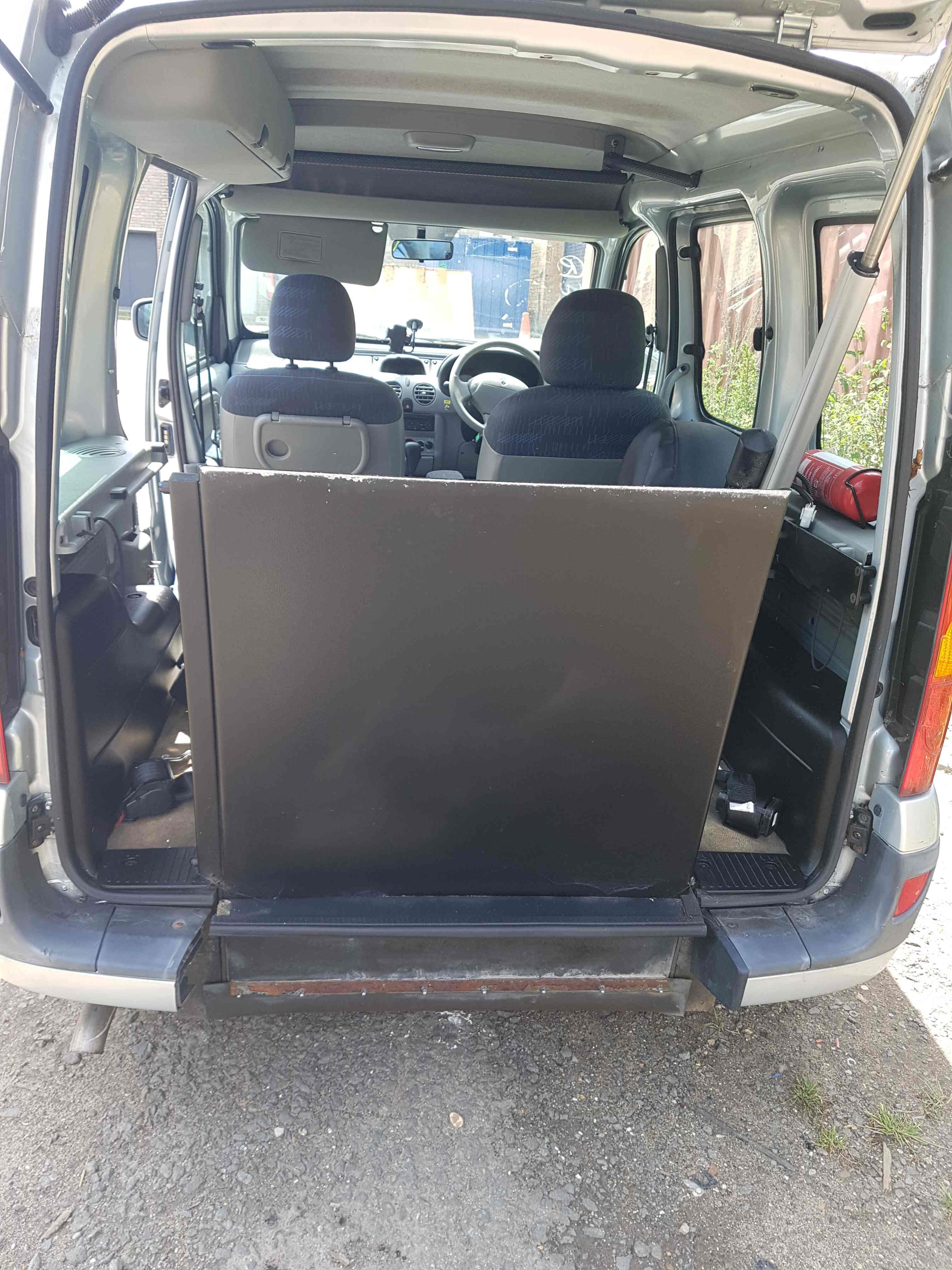 Thumb 3 Renault Kangoo 2003-2007 MPV Wheelchair Access Ramp + Components Electric + Boot