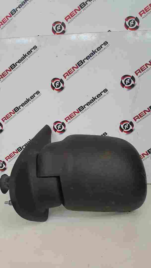 Thumb 4 Renault Kangoo 2003-2007 Passenger NS Wing Mirror Plain Black Manual
