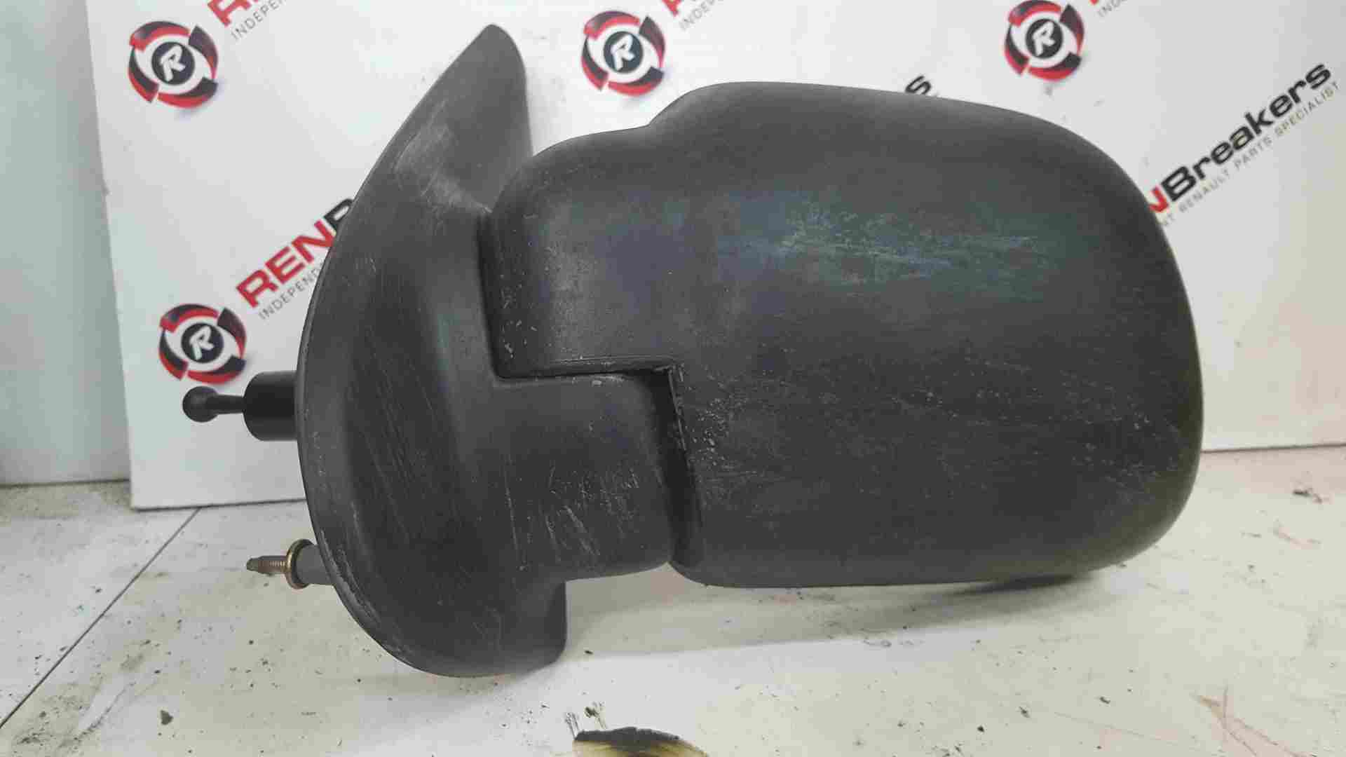 Renault Kangoo 2003-2007 Passenger NS Wing Mirror Plain Manual Black