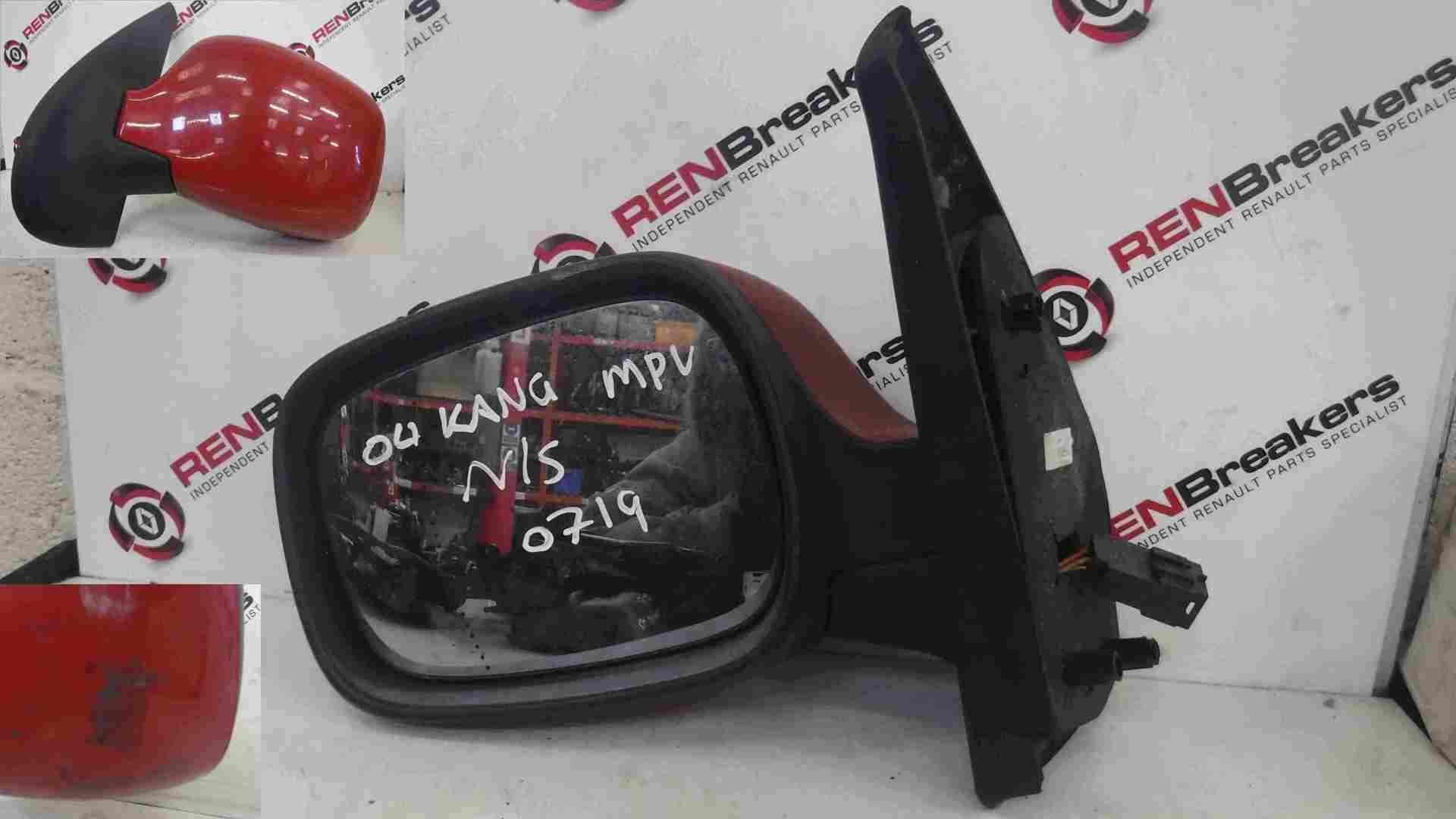 Renault Kangoo 2003-2007 Passenger NSF Front Wing Mirror Reg 719 Electric
