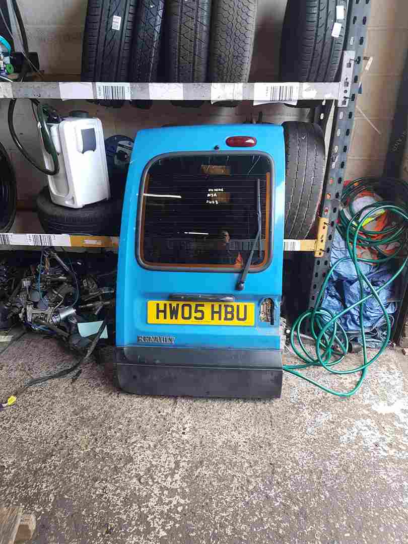 Thumb 4 Renault Kangoo 2003-2007 Passenger NSR Rear Barn Door Blue