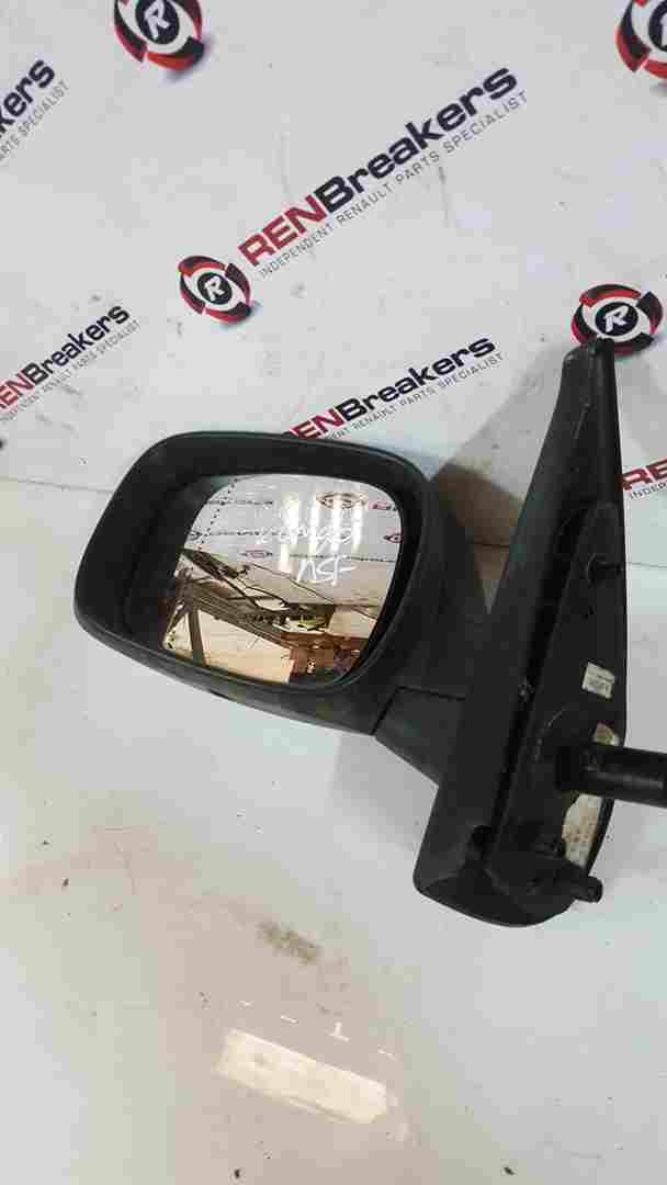 Thumb 7 Renault Kangoo 2003-2007 Passenger Ns Wing Mirror Plain Black Manual j