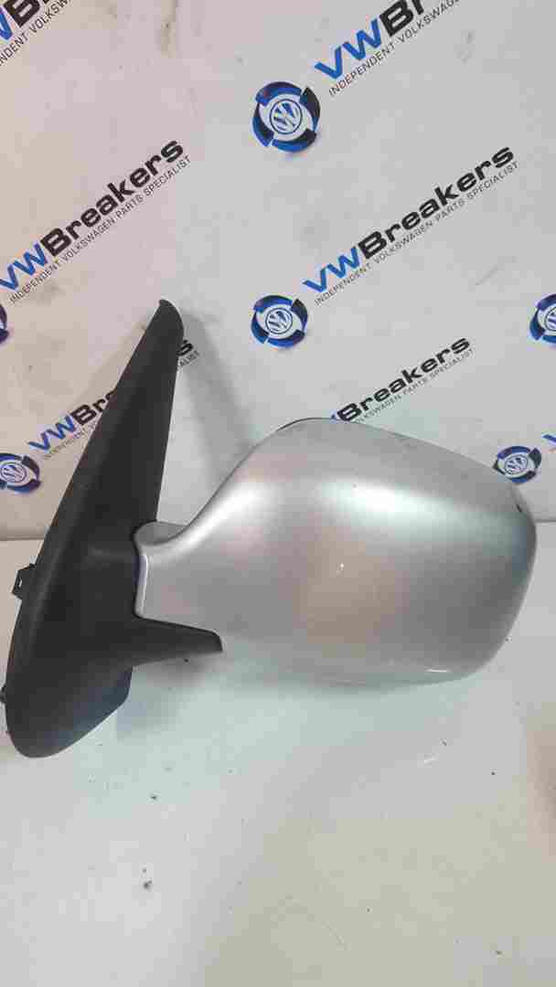 Renault Kangoo 2003-2007 Passenger Ns Wing Mirror Silver Ted69 Electric