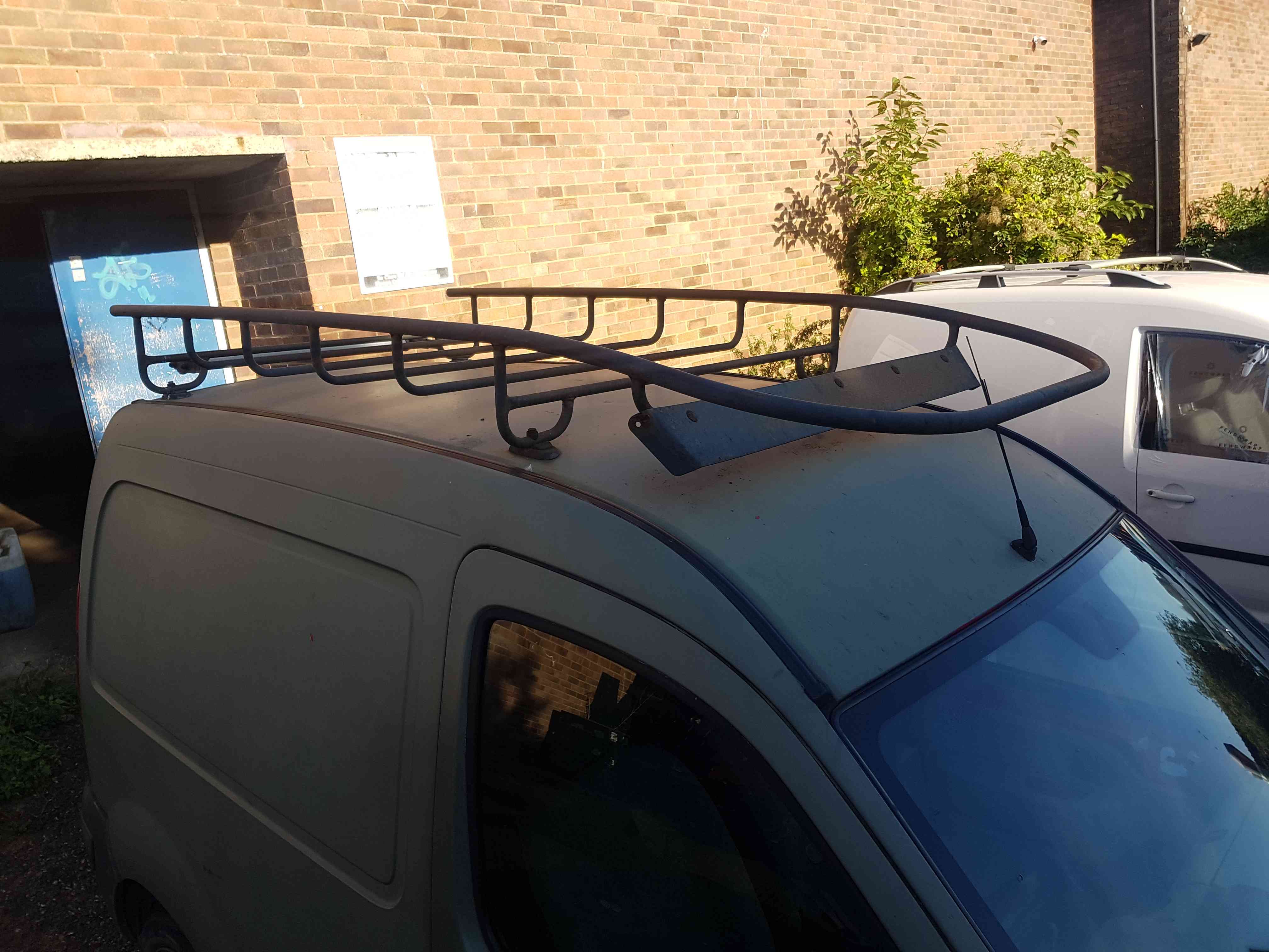 Thumb 4 Renault Kangoo 2003-2007 Roof Rack Luggage Carrier Bars + Roller 
