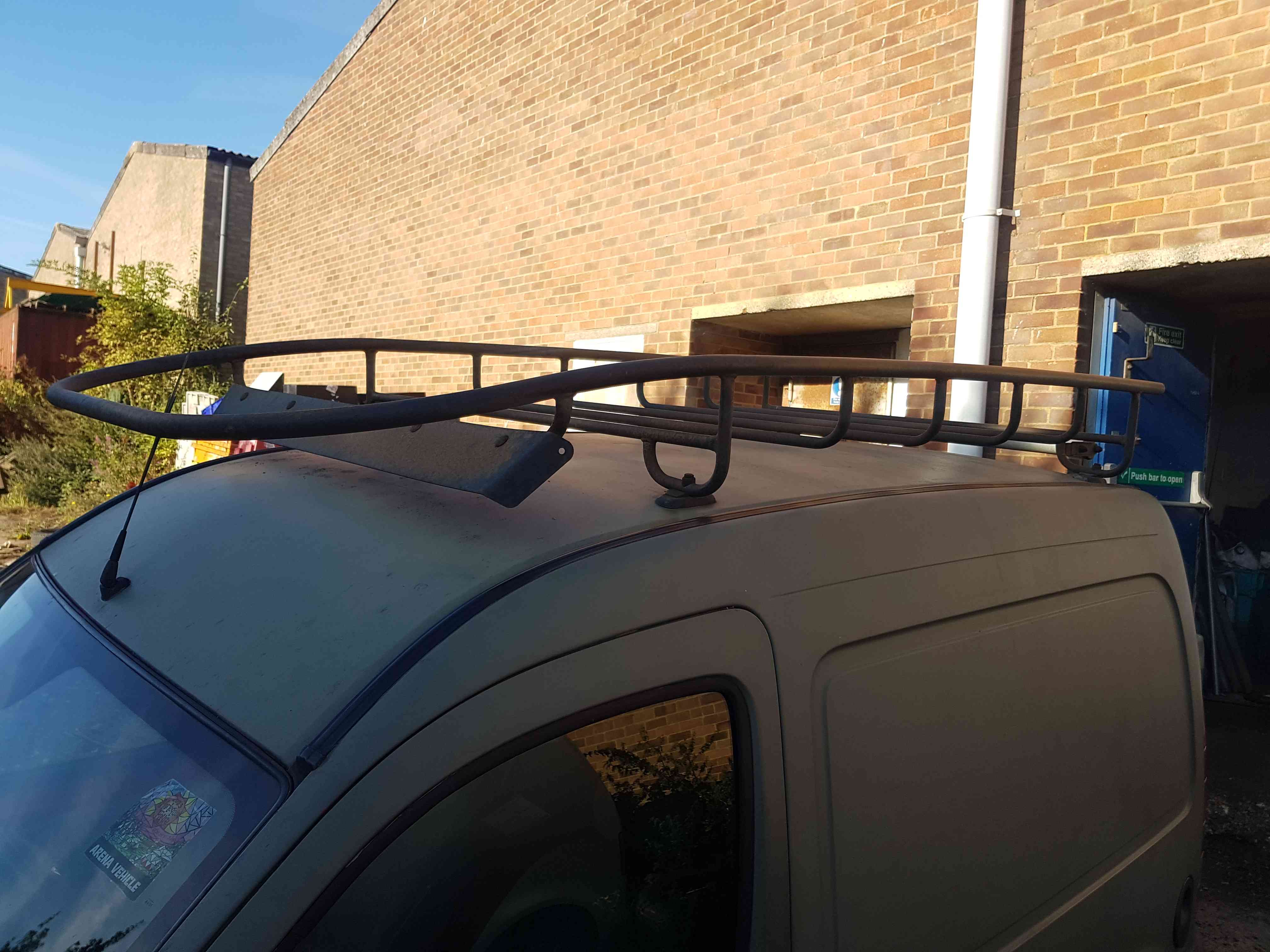Thumb 7 Renault Kangoo 2003-2007 Roof Rack Luggage Carrier Bars + Roller 