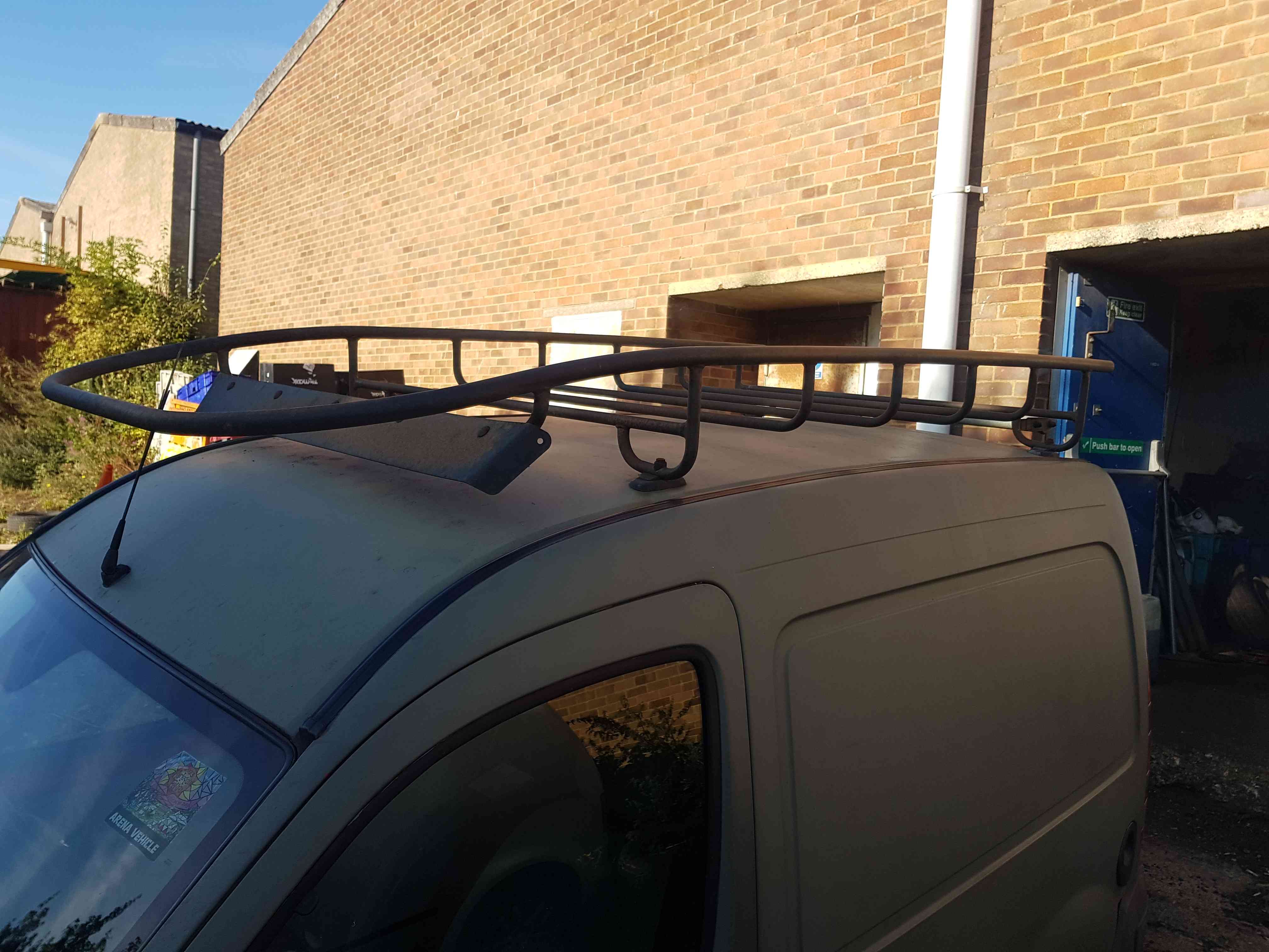 Thumb 8 Renault Kangoo 2003-2007 Roof Rack Luggage Carrier Bars + Roller 