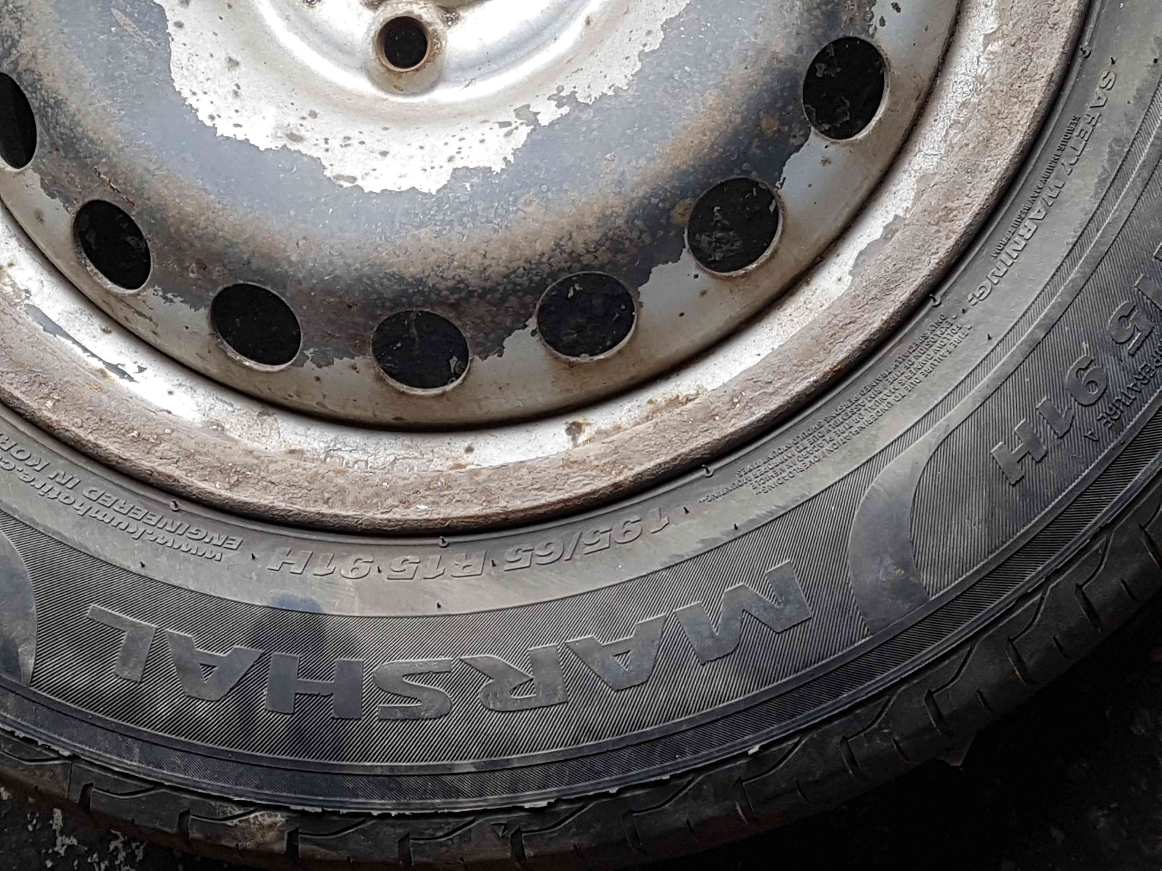 Thumb 7 Renault Kangoo 2003-2007 Steel Wheel RIM + Tyre 195 65 15 5Mm 4 Stud 3/5