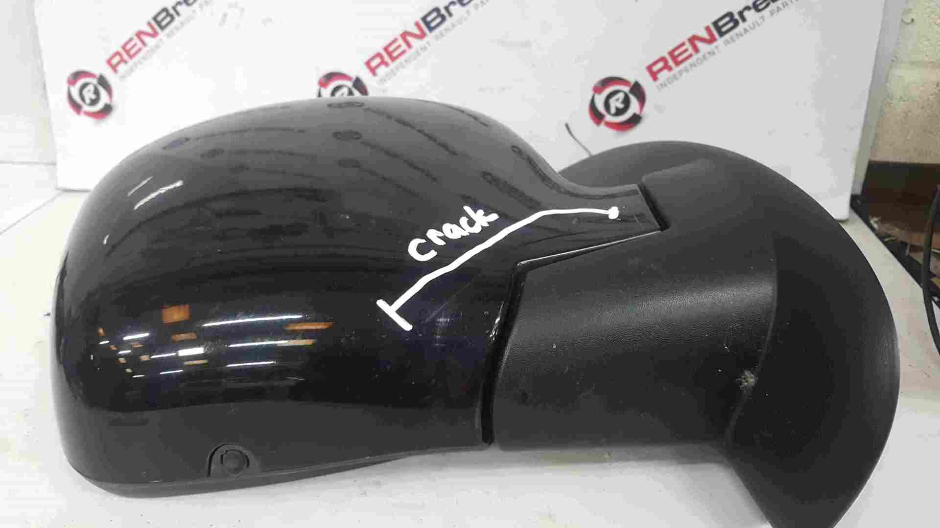 Thumb 3 Renault Kangoo 2007-2013 Drivers OS Wing Mirror Black Manual