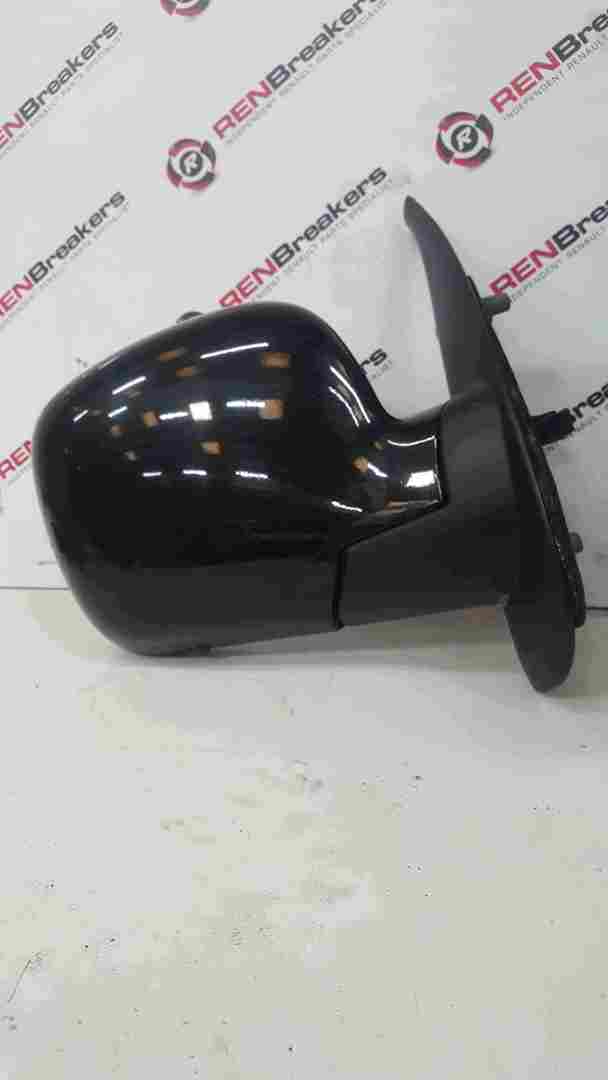 Renault Kangoo 2007-2013 Drivers OS Wing Mirror Black Manual
