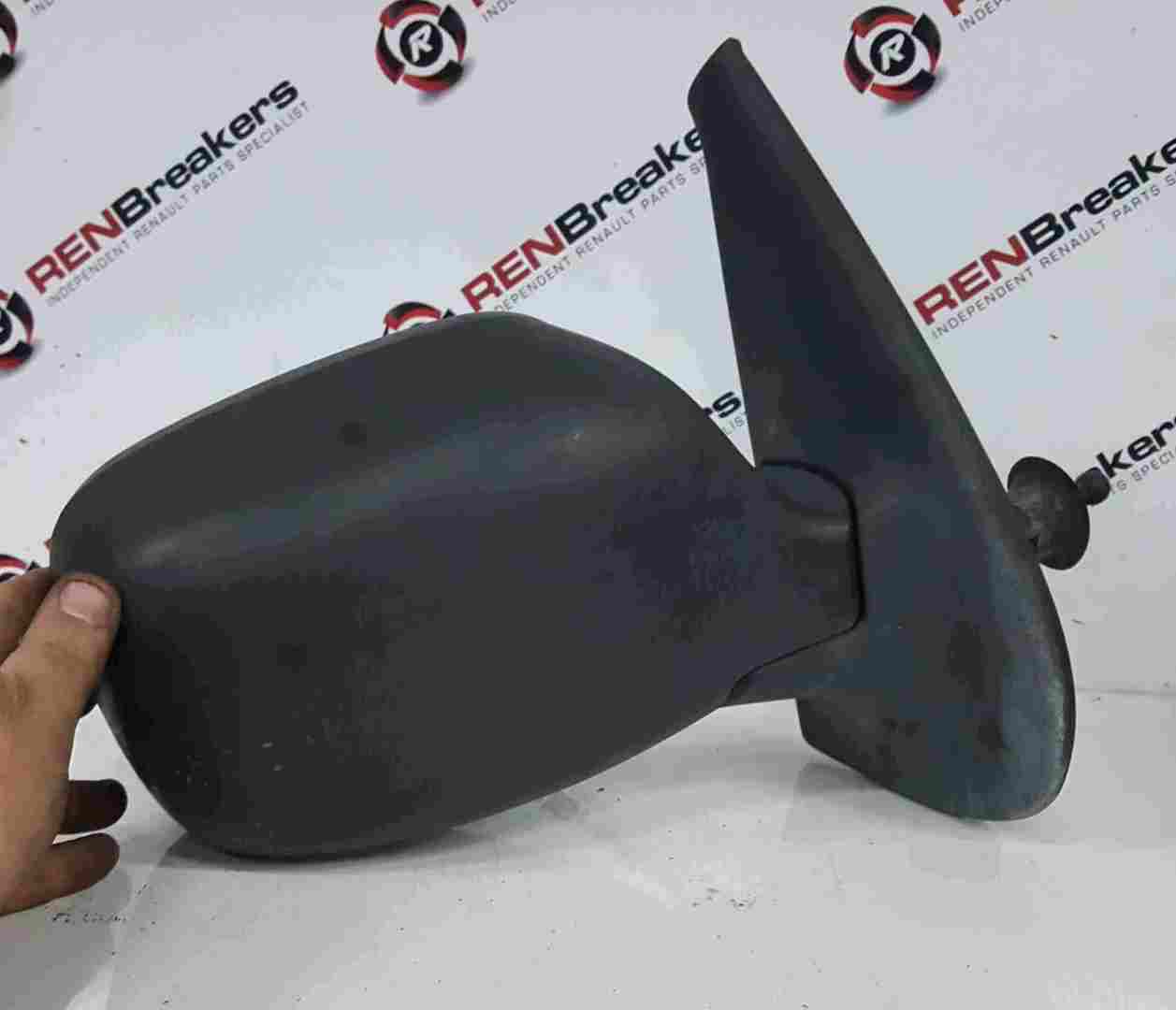 Thumb 2 Renault Kangoo 2007-2013 Drivers OS Wing Mirror Plain Black Manual