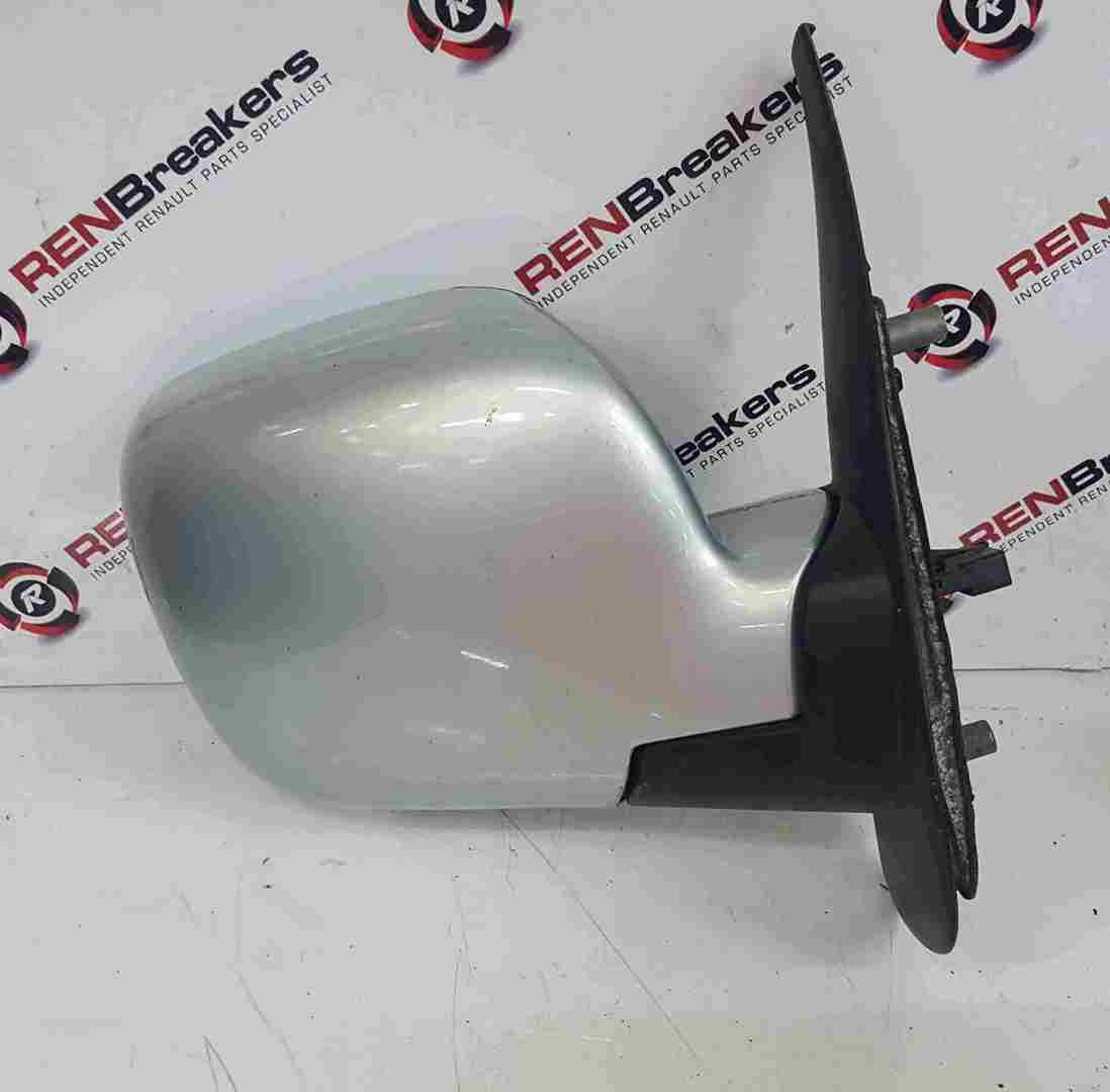 Renault Kangoo 2007-2013 Drivers OS Wing Mirror Silver 232636094