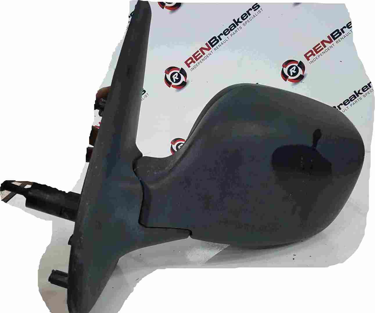 Thumb 2 Renault Kangoo 2007-2013 Passenger NS Wing Mirror Plain Black Manual