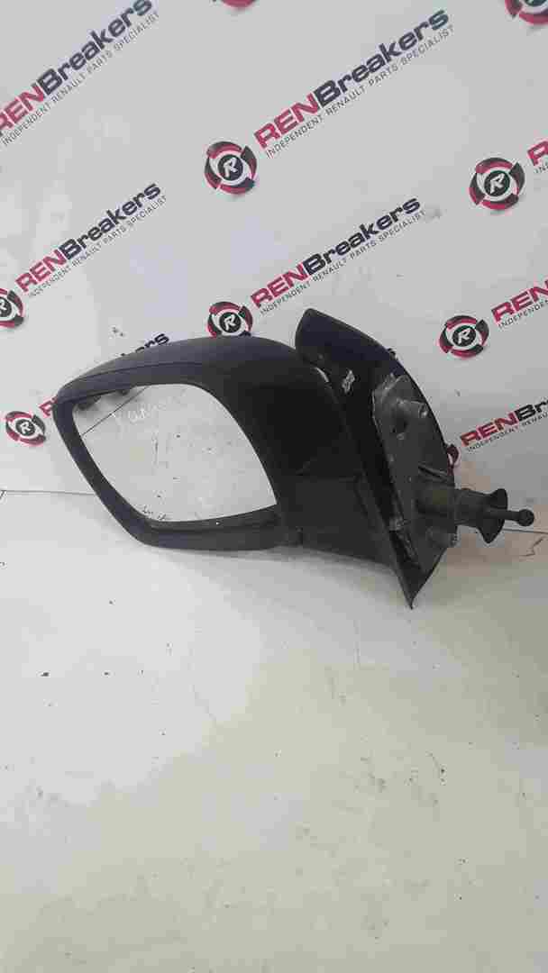 Thumb 2 Renault Kangoo 2007-2013 Passenger NS Wing Mirror Plain Black Manual