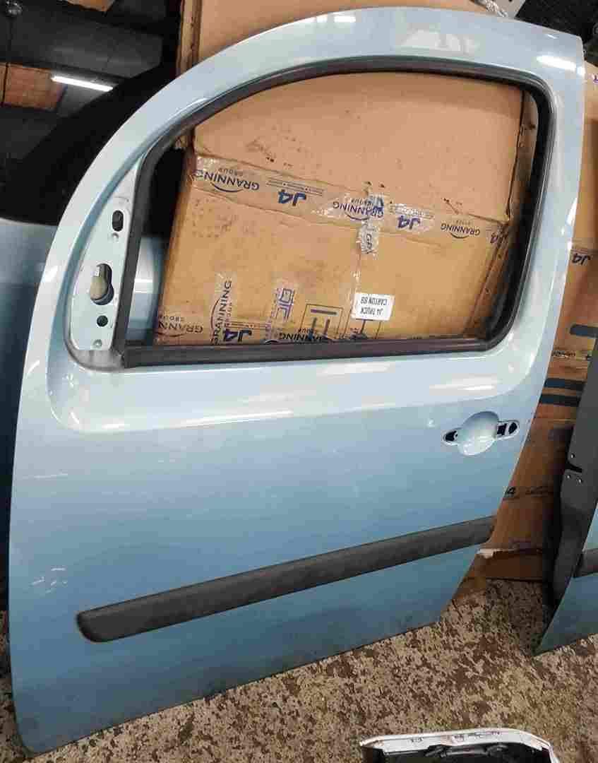 Thumb 2 Renault Kangoo 2007-2013 Passenger NSF Front Door Aqua Blue TERNP
