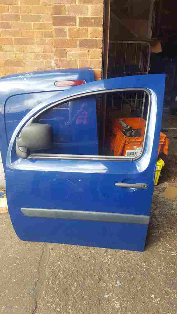Renault Kangoo 2007-2013 Passenger NSF Front Door Blue ORNQ