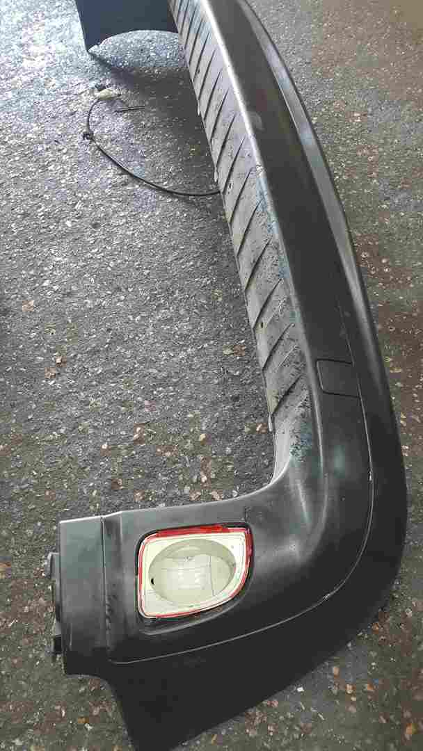 Thumb 4 Renault Kangoo 2007-2013 Rear Bumper Plain Black