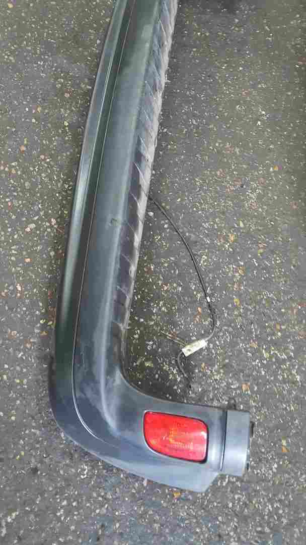Thumb 2 Renault Kangoo 2007-2013 Rear Bumper Plain Black