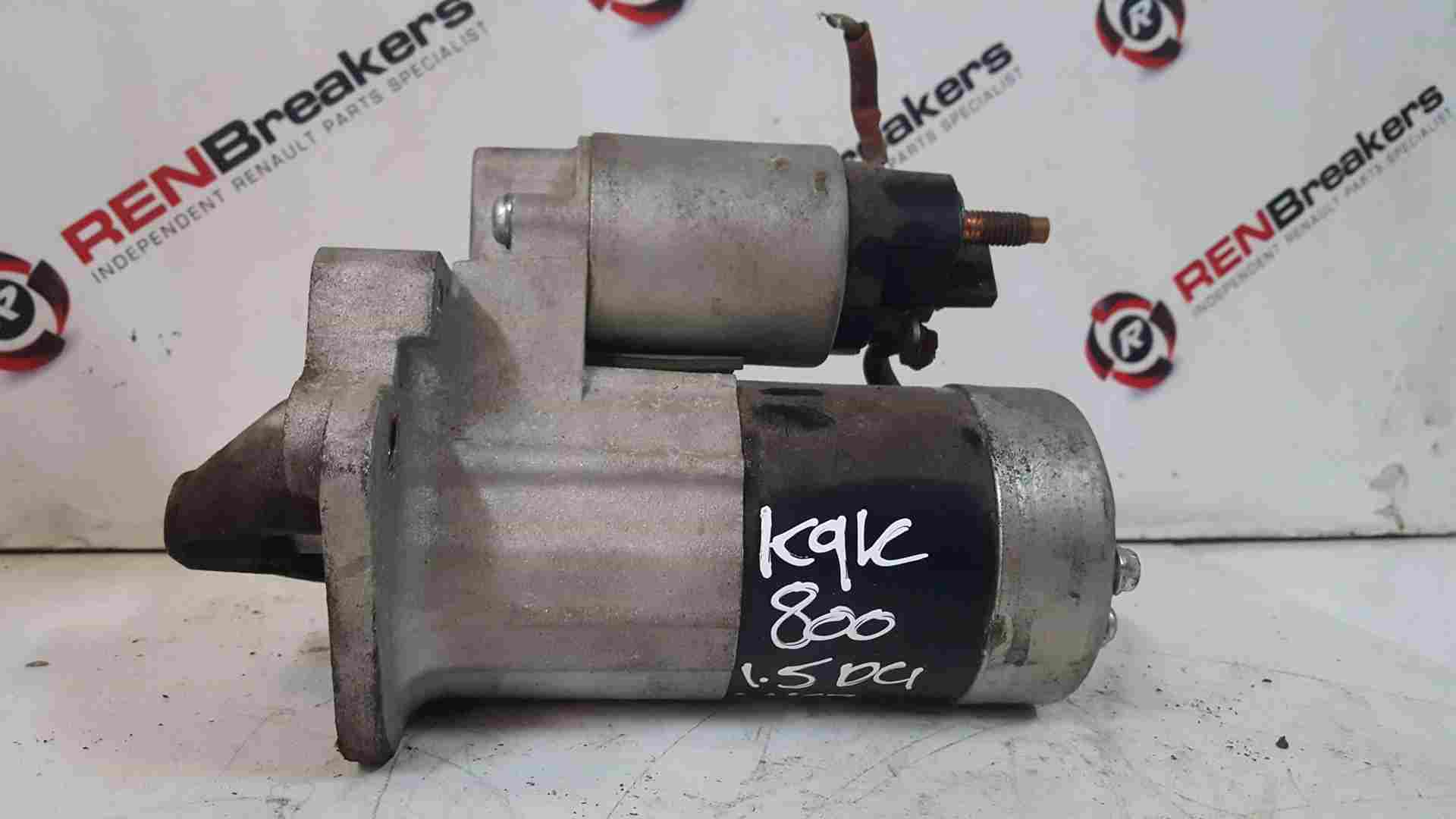 Renault Kangoo 2007-2017 1.5 DCI Starter Motor Starting k9k800