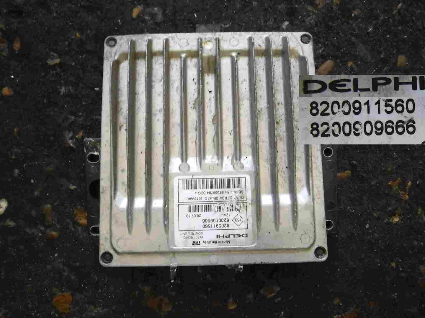 Renault Kangoo 2007-2017 1.5Dci Engine Control Unit ECU 8200911560 8200909666