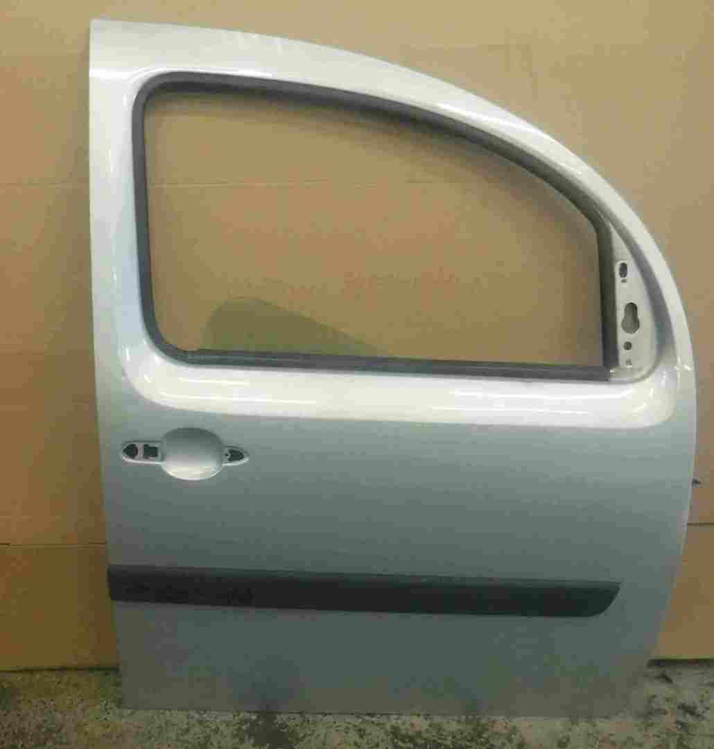 Renault Kangoo 2007-2017 Drivers OSF Front Door Silver TEB65