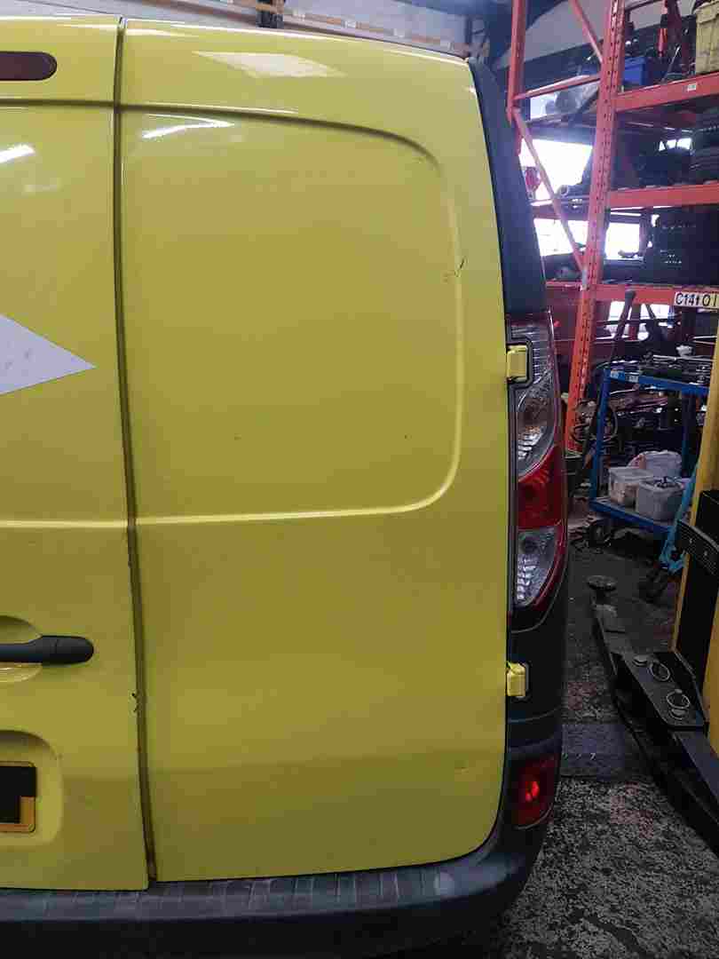 Renault Kangoo 2007-2017 Drivers OSR Rear Barn Door Custom Yellow
