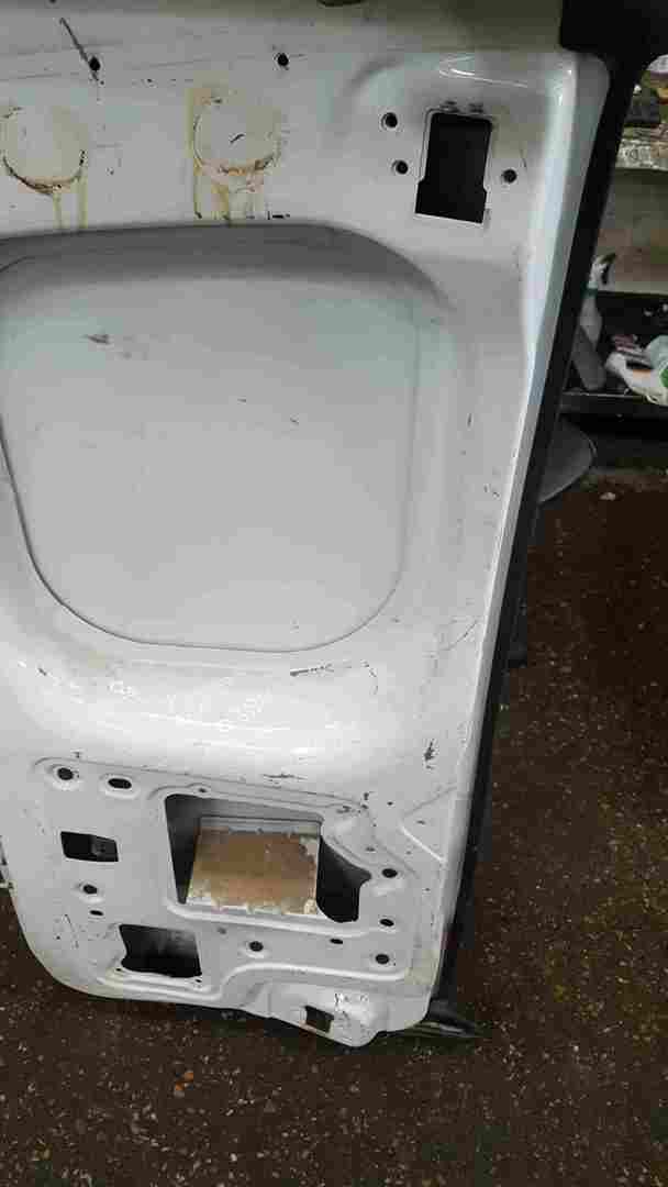 Thumb 2 Renault Kangoo 2007-2017 Drivers OSR Rear Barn Door White O389