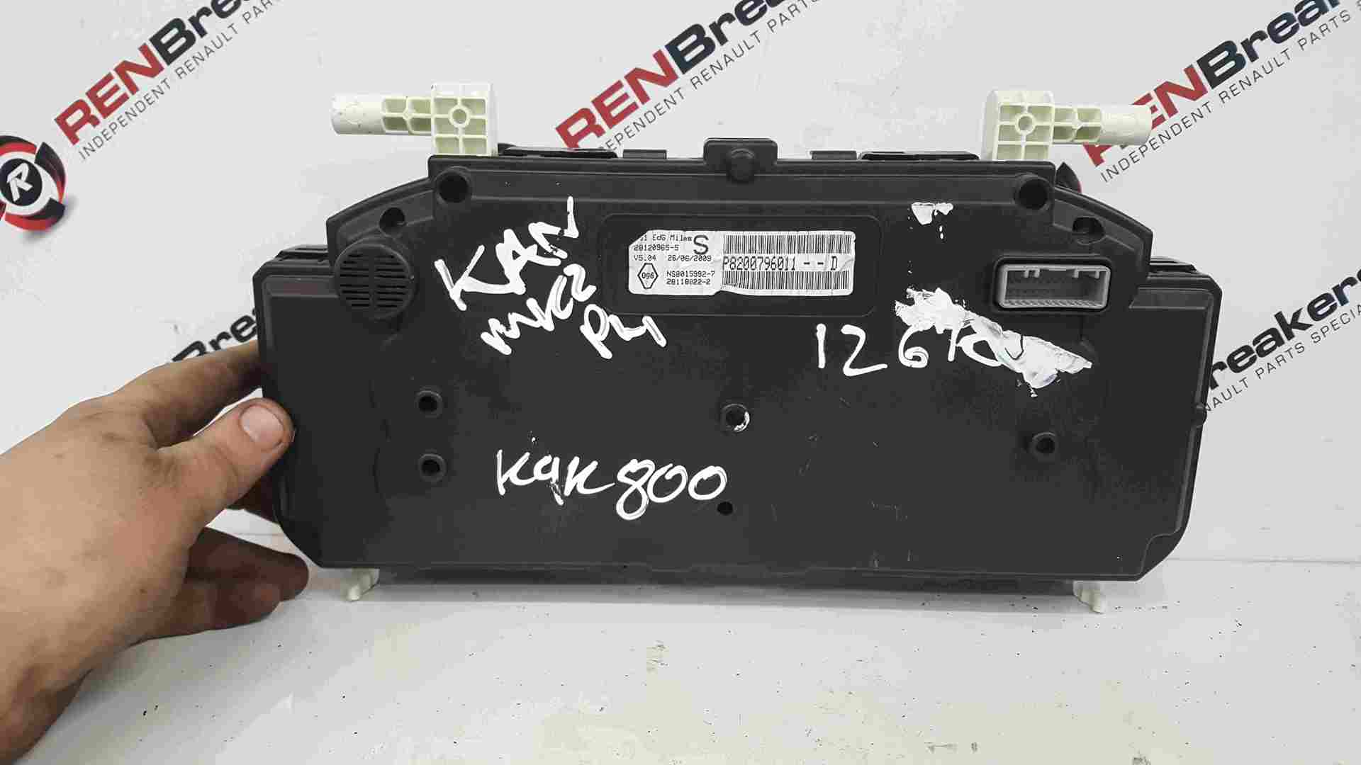 Thumb 3 Renault Kangoo 2007-2017 Instrument Panel Dials Gauges Clocks 126K 8200796011